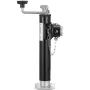 Trailer Jack, 2000 lbs Dynamic Load Capacity, Weld-on Pipe-Mount Swivel Trailer Jack, 10" Lift Trailer Jack Stand with Handle fo