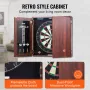Dartboard og kabinet sæt officiel størrelse komplet tilbehør