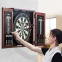 Dartboard og kabinet sæt officiel størrelse komplet tilbehør