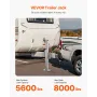 Trailer Jack, 8000 lbs Static Load Capacity, Heavy Duty Swivel Bolt-on Trailer Jack, 28.5" Lift Trailer Jack Stand with Handle f
