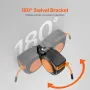 Udtrækkelig luftslangehjul 3/8 i x 50 ft hybrid lukket