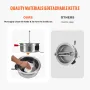 Popcorn Maker, 1615W Popcorn Popper Machine, 16 Oz Kettle Large Capacity Countertop Popcorn Maker with Tempered Glass, Includes 