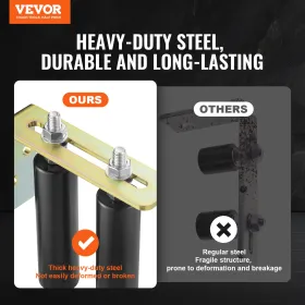 Sliding Gate Kit 6â€ Rolling Hardware with L-Bracket