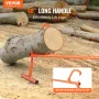 Timberjack, 48 in, Heavy Duty Log Lifter with Metal Handle, Log Roller with Adjustable Cant Hook, Logging Tools Log Jack for Log