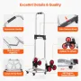 Stair Climbing Cart Heavy Duty Folding Hand Truck Dolly 260 lbs 10 Wheels