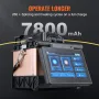 Fiber Fusion Splicer 4 Motors, Clad Alignment Fiber Optic Splicer 6s Splicing & 13s Heating, Fiber Splicer Machine with 5" Touch