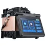 Fiber Fusion Splicer 4 Motors, Clad Alignment Fiber Optic Splicer 6s Splicing & 13s Heating, Fiber Splicer Machine with 5" Touch