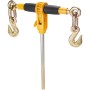 Ratchet Chain Binder, 5/16"-3/8" Heavy Duty Load Binders, with G80 Chains 7100 lbs Secure Load Limit, Labor-saving Anti-skid