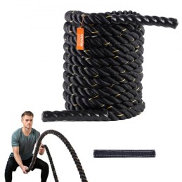 Battle Rope 1,5 "30ft gymnastik træningsstyrke træningsøvelse fitness reb