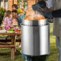 100qt rustfrit stål lagerpot madlavning køkken sauce gryde med