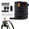 Battle Rope 1,5 "30ft gymnastik træningsstyrke træningsøvelse fitness reb