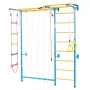 Indoor Jungle Gym for Toddlers, 7-in-1 Climbing Playset with Carbon Steel Swedish Ladder, Wall Ladder, Pull-Up Bar, Rope Ladder,