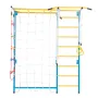 Indoor Jungle Gym for Toddlers, 7-in-1 Climbing Playset with Carbon Steel Swedish Ladder, Wall Ladder, Pull-Up Bar, Rope Ladder,