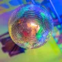 Mirror Disco Ball, 16 Inch Party Mirror Ball with Hanging Ring, Large Lightning Disco Ball Party Decorations, Ideal for DJ Club,