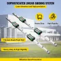 Lineær styreskinne 2 stk HGR20-1700 mm lineær glideskinne med 1