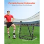 34 "x34" fodbold rebounder net kick-back bærbare fodboldtræning