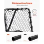 Soccer Rebounder Rebound Net, Kick-Back 34"x34", Portable Football Training Gifts, Fully Adjustable Angles Goal Net, Aids & Equi