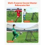 34 "x34" fodbold rebounder net kick-back bærbare fodboldtræning