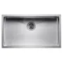 76cm Kitchen Sink Workstation, 304 Stainless Steel Undermount Sinks, Drop-In Single Bowl Farmhouse Basin with Accessories, House