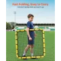40 "x35" x37 "fodbold rebounder net kick-back bærbar