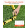 Soccer Rebounder Rebound Net, 40"x35"x37" Portable Football Training Gifts, Fully Adjustable Angles Goal Net, Aids & Equipment f