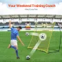 7x7ft fodbold rebounder bærbar fodboldtræner net med bærbar