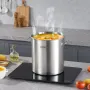 53qt rustfrit stål lagerpot madlavning køkken sauce gryde med