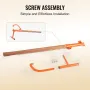 Timberjack, 46.5 in, Heavy Duty Log Lifter with Wooden Handle, Log Roller with Adjustable Cant Hook, Logging Tools Log Jack for 