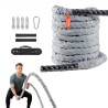 Battle Rope 1,5 "30ft gymnastik træningsstyrke træningsøvelse fitness reb