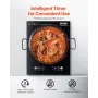 Portable Induction Cooktop, 2200W Electric Induction Burner with 11 Temperature Settings, Countertop Induction Hot Plate with 3H