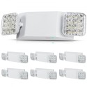 6 PCs Commercial Emergency Light LED Exit Lighting Fixtures Backup Battery