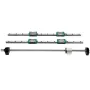 Linear Guide Rail 2pcs HGR20-1000mm Lineær glideskinne med 1