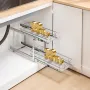 2-lags ledning Træk kabinettet under synkearrangør 8.5 "x21"