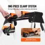 Miter Saw Stand, 330lbs Load Capacity Steel Collapsible Stand for Miter Saw with One-piece Mounting Brackets Clamps, 29.1"-32.9"
