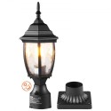 Dusk to Dawn Outdoor Lamp Post Light Fixture 400 mm Pole or Pier Mount