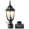 Dusk to Dawn Outdoor Lamp Post Light Fixture 400 mm Pole or Pier Mount