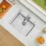 68 cm køkkenvask topmonteret enkelt skål drop-in bassin