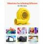 Inflatable Blower, 590W&690W, 1.0 HP Bounce House Blower, Pump Commercial Air Blower for Inflatables, 2750RPM Bouncy Castle Elec