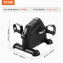 Under skrivebordscykelpedaludøvelse mini øvelsescykel til