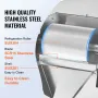 Kommerciel snefnugismaskine 573 kg/24 timer rustfrit stål til is