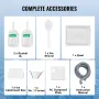 Commercial Snowflake Ice Machine, 573LBS/24H Snowflake Ice Maker, Stainless Steel Ice Shaver Machine, Electric Snow Cone Maker, 