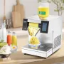 Commercial Snowflake Ice Machine, 573LBS/24H Snowflake Ice Maker, Stainless Steel Ice Shaver Machine, Electric Snow Cone Maker, 