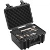Hard Pistol Cases with Pre-cut PU Foam Lockable Pistol Case for 2 Pistol