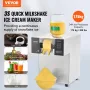 Kommerciel snefnugismaskine 385 kg/24 timer rustfrit stål til is