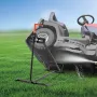 Ride on Lawn Mower Lift Jack, 880 Lbs Weight Capacity, Telescopic Maintenance Jack with Crank Handle & Power Tool Handle, Foldab