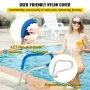 Pool Rail 30x22" Pool Railing 304 Stainless Steel 250LBS Load Capacity Silver Rustproof Pool Handrail Humanized Swimming Pool Ha
