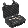 Hard Pistol Cases with Pre-cut PU Foam Lockable Pistol Case for 1 Pistol