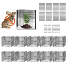 10 Pack Plant Protector from Animals 12'' x 12'' Plant Cage for Vegetables