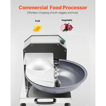Food Processor & Vegetable Chopper, 3000RPM Food-Grade Stainless Steel Food Processor Chopper with S-Curve Blade, Multifunctiona