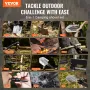 Survival Shovel, 8 in 1 Camping Shovel Folding Multitool, Military Grade Portable Compact Tactical Shovel, Multifunction for Off